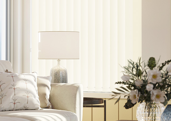 Roma, Oxford Cream - Vertical Blind - Image 5